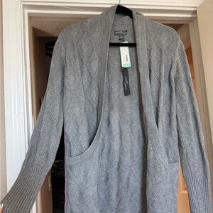 Market & Spruce Heather Gray Knit Sweater